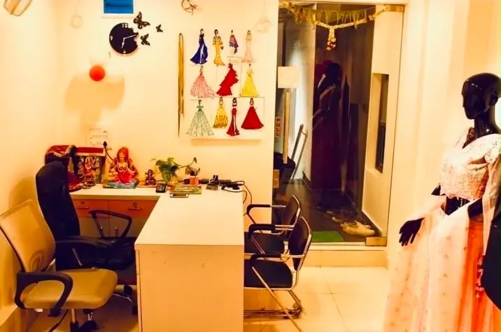 The studio floor